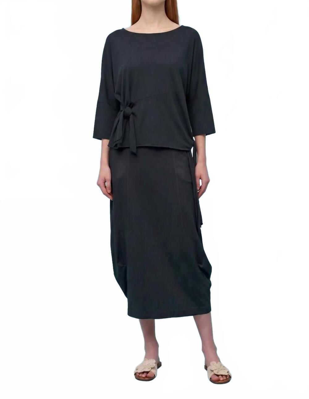 NEW ASTRID nona knit top in black